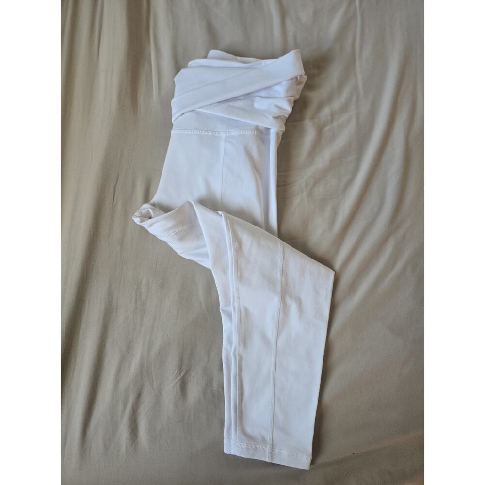 Free People Movement Hang Ten Crop Leggings Womens S Small White Yoga Pants boho